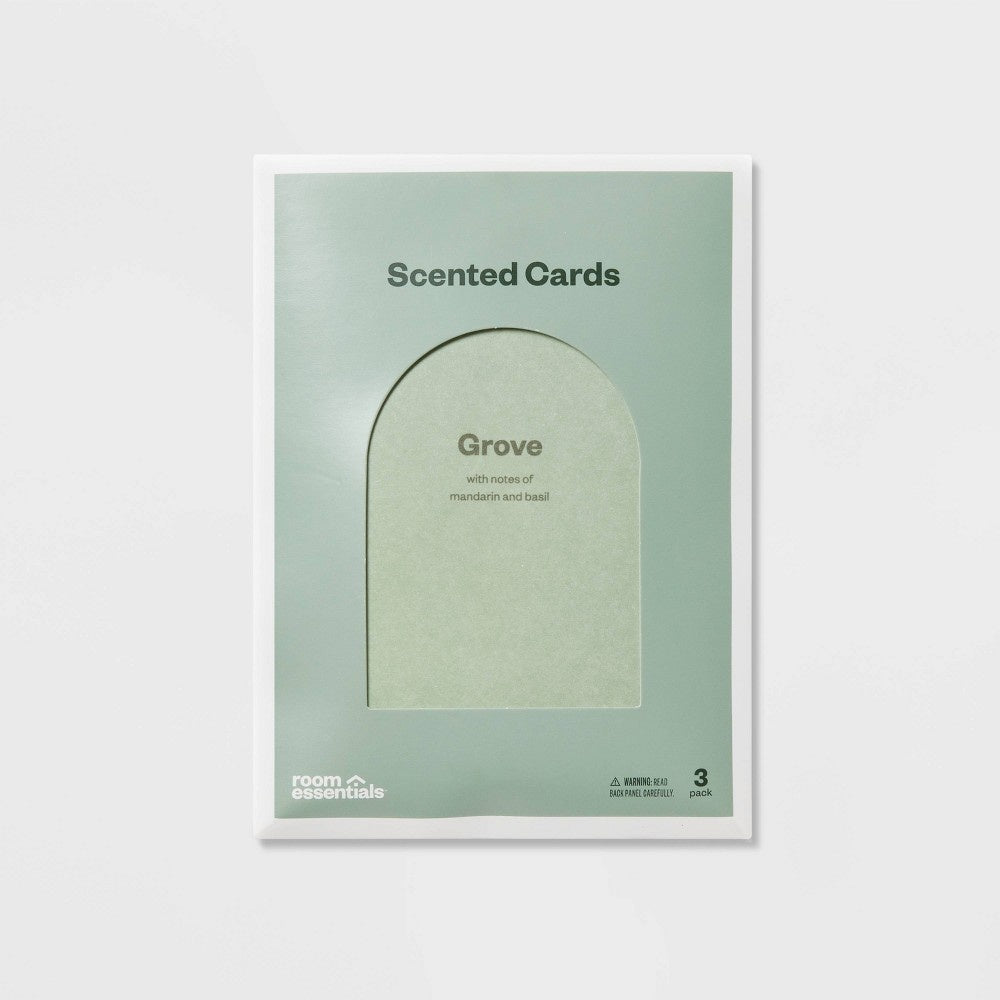 3pk Grove Small Hanging Car Diffusers - Room Essentials™: Passive Aromatherapy, Fresh Scent - Bellso